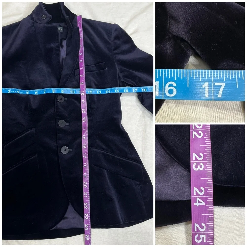 Ralph Lauren Black Label Velvet Equestrian Style Jacket - Picture 8 of 14